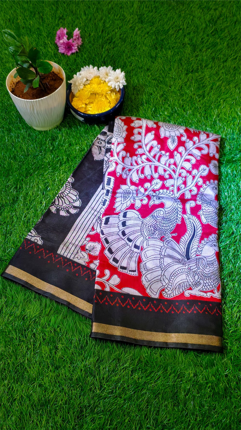 Cotton saree_(1) Cotton Saree - Image 1